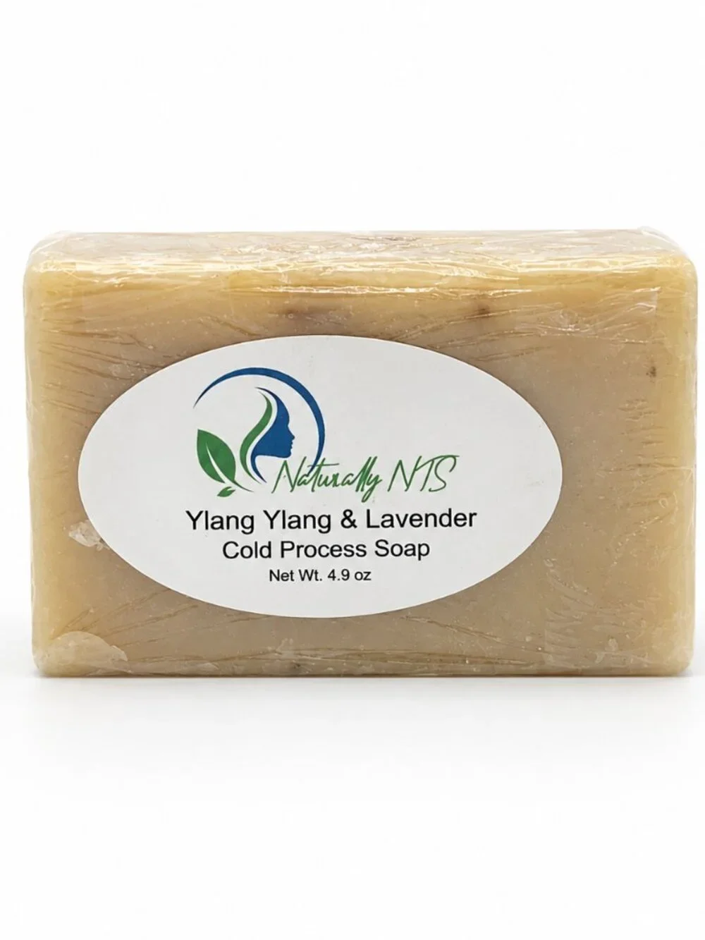Naturally NTS Ylang Ylang & Lavender Cold Process Soap – 4.9 oz – Beige